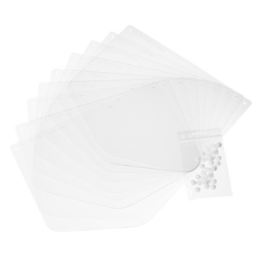 DURABLE Ersatzfolien für Gesichtsvisier PRO, CE-konform 1 Beutel = 10 Stück - Bild-Darstellung des Produktes 1