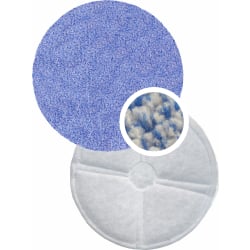 ARCORA International GmbH Arcora Rundpad Micro-Blue, 17''= 432 mm, Pad zur Unterhaltsreinigung, Grundreinigung und Teppichreinigung, 1 Stück MF43-1-MB