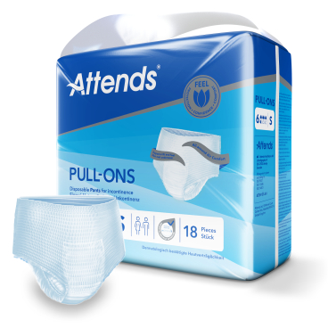 Attends Inkontinenzhosen Pull-Ons 6, latexfrei 1 Packung = 18 Stück, Größe: S - Bild-Darstellung des Produktes 1