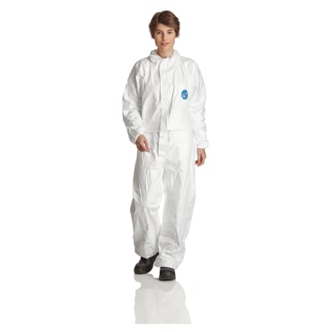 Tyvek Einweg-Overall 500 Xpert, Kapuze, weiß, PSA Kategorie 3 1 Packung = 25 Stück, Große L - Bild-Darstellung des Produktes 1