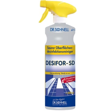 Dr. Schnell Flächendesinfektionsreiniger DESIFOR SD 0,5 Liter - Sprühflasche - Bild-Darstellung des Produktes 1