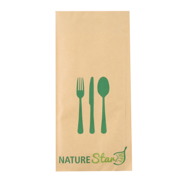 NATURESTAR Picknick Besteck Quad, wachsbeschichtet, 4-teilig 1 Karton = 500 Sets - Bild-Darstellung des Produktes 1