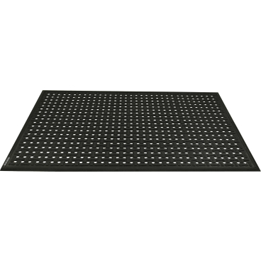 Anti-Ermüdungsmatte Comfort Flow, Innenbereich, schwarz Maße (B x T) 54 x 86 cm - Bild-Darstellung des Produktes 1