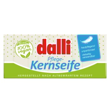 dalli Pflegeseife, unparfümiert 1 Packung = 3 Stück à 125 g - Bild-Darstellung des Produktes 1