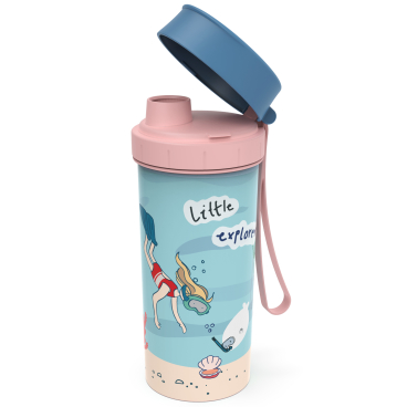 Rotho Trinkflasche MEMORY KIDS Design: Explorer Mädchen  - Bild-Darstellung des Produktes 1