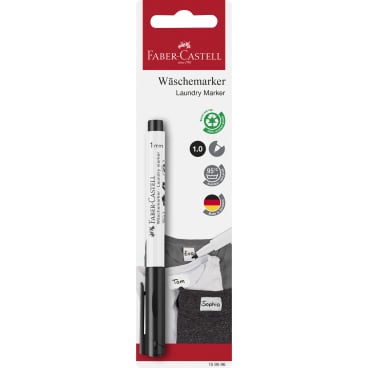 Faber-Castell Textilmarker, schwarz 1 Marker - Bild-Darstellung des Produktes 1