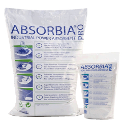 Absorbia Pro Bindemittel, umweltfreundlich, Wirksamer Binder für hartnäckige Flüssigkeiten und Semiflüssigkeiten, 30 Liter - Sack 114010007