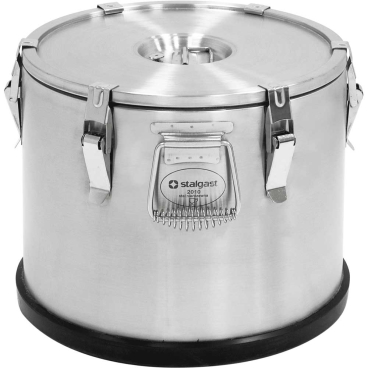 Stalgast Thermobehälter aus rostfreiem Edelstahl, 25 Liter Nutzhöhe: 415 mm, Ø 360 mm - Bild-Darstellung des Produktes 1
