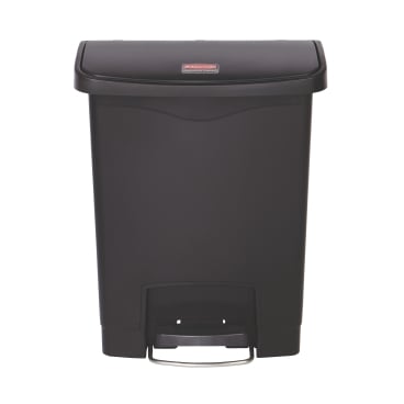 Rubbermaid Tretmülleimer Slim Jim® Step-On, Kunststoff, 30 Liter Farbe: schwarz - Bild-Darstellung des Produktes 1