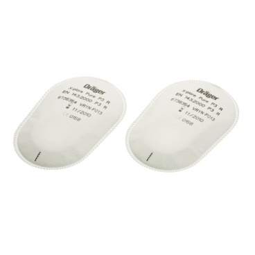 Dräger X-plore Pure P3 R Partikelfilter 1 Box = 20 Stück = 10 Paar, 20 g pro Stück - Bild-Darstellung des Produktes 1