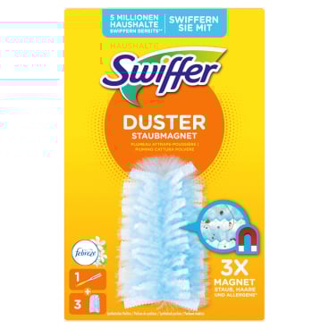 Swiffer Staubmagnet Staubwischer 1 Set = 1 Handgriff + 3 Tücher mit Febreezeduft - Bild-Darstellung des Produktes 1