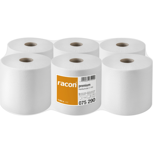 racon® premium Handtuchrollen 20 cm x 140 m, 2-lagig, hochweiß