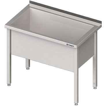Stalgast Topfspüle 1 Becken, Edelstahl, 400 mm Beckenhöhe Maße (B x T x H): 800 x 700 x 850 mm, verschweißt - Bild-Darstellung des Produktes 1