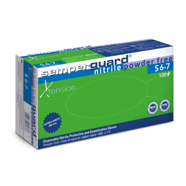 Semperguard® Nitrile Xtension Einmalhandschuhe, mit Rollrand