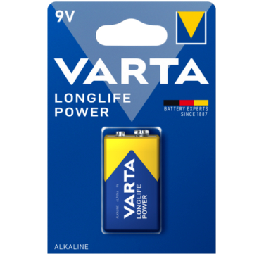 VARTA LONGLIFE POWER Batterie Block 9V, Alkali, 6LP3146 1 Packung = 1 Stück, 580 mAh - Bild-Darstellung des Produktes 1