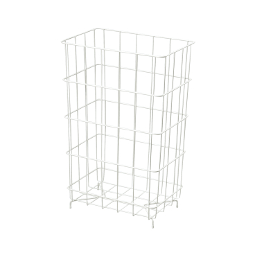 Gelzenritter Abfallkorb K60, weiß beschichtet, 60 Liter Maße (B x H x T): 400 x 630 x 275 mm - Bild-Darstellung des Produktes 1