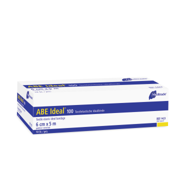 Meditrade ABE Ideal® elastische Binde DIN 61632, 6 cm x 5 m 1 Karton = 10 Packungen à 10 Stück - Bild-Darstellung des Produktes 1