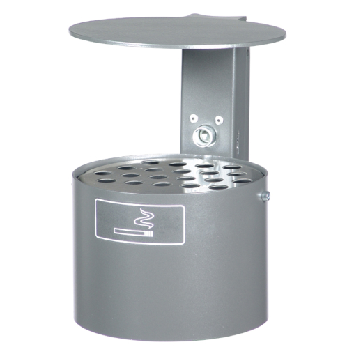 RENNER Ascher 4 l rund, mit Dach, inkl. Aufkleber