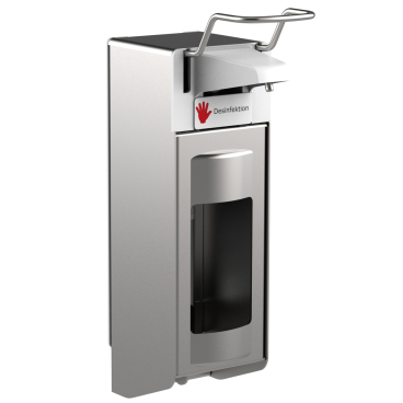 Desinfektionsspender UNI-PRO 10 EV, Edelstahlpumpe, 1000 ml Edelstahl-Gehäuse, gebürstet, 1000 ml - Bild-Darstellung des Produktes 1