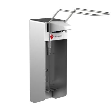 Desinfektionsmittelspender UNI-PRO 10K XL, Kunststoffpumpe Aluminium-Gehäuse, mattsilber eloxiert, 1000 ml - Bild-Darstellung des Produktes 1