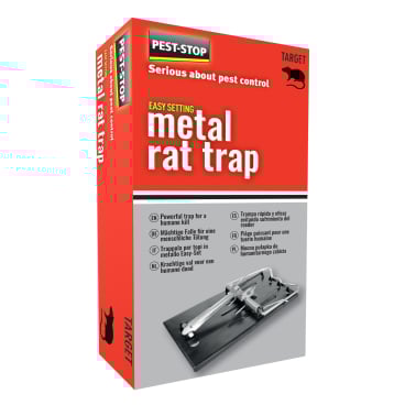 Pest-Stop Easy-Setting Metal Rat Trap Rattenfallen Metall 1 Packung = 1 Falle - Bild-Darstellung des Produktes 1