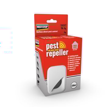 Pest-Stop Pest Repeller Ultraschall Schädlingsabwehr, 230m² Maße (H x B x T): 19 x 8,9 x 7 cm - Bild-Darstellung des Produktes 1