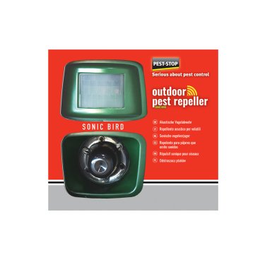 Pest-Stop Outdoor Pest Repeller Sonic Bird Akustische Vogelabwehr Maße (H x B x T): 20 x 16 x 19 cm - Bild-Darstellung des Produktes 1