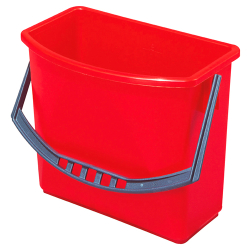 VERMOP GmbH VERMOP Eimer 6 l, Abmessung: 17 x 27 x 22 cm (B x T x H), rot 1875602