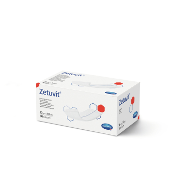 Zetuvit® Saugkompresse 10 x 10 cm, saugstark 1 Karton = 18 Packungen à 30 Stück - Bild-Darstellung des Produktes 1