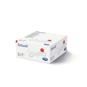 Zetuvit® Saugkompresse 10 x 20 cm, saugstark 1 Packung = 30 Stück - Bild-Darstellung des Produktes 1