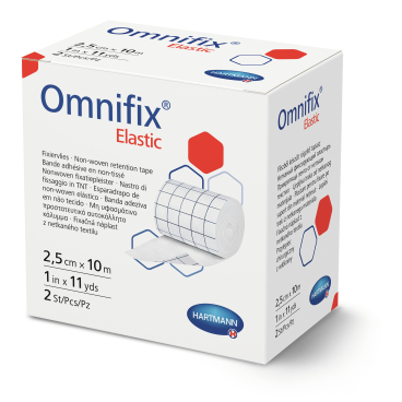 Omnifix® elastic Fixiervlies, 2,5 cm x 10 m, hypoallergen 1 Packung = 1 Rolle - Bild-Darstellung des Produktes 1