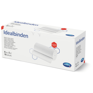 HARTMANN Idealbinde lose 8 cm x 5 m, DIN-E 61632-IB-S, universal 1 Packung = 10 Stück, lose - Bild-Darstellung des Produktes 1
