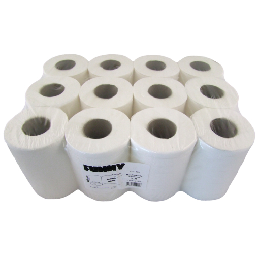 Handtuchpapier Rolle, 20 cm, 1 lagig, hochweiß