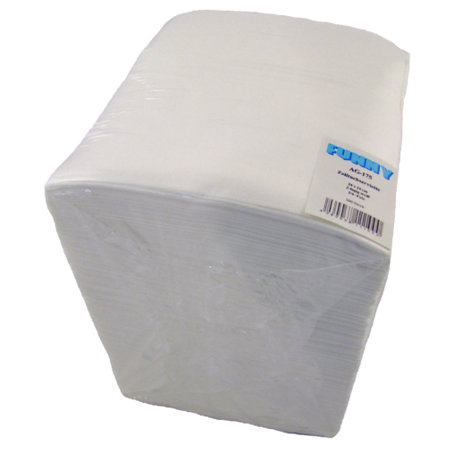 Zelltuchservietten 24 x 24 cm, 2-lagig, weiß