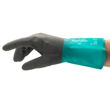 Ansell AlphaTec® 58-530B Handschuh, PSA Kategorie 3, grau 1 Packung = 6 Paar, Größe 11 - Bild-Darstellung des Produktes 1