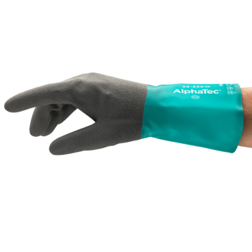 Ansell AlphaTec® 58-535B Handschuh, PSA Kategorie 3, grau 1 Packung = 6 Paar, Größe 9 - Bild-Darstellung des Produktes 1