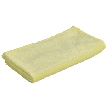 ABENA® Mikrofasertuch Shiny Stretch, 40 x 40 cm, 10er 1 Packung = 10 Stück, gelb - Bild-Darstellung des Produktes 1