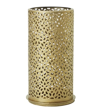 DUNI Kerzenhalter Bliss Windlicht gold 1 Karton = 4 Stück, Maße (Ø x H): 75 x 140 mm - Bild-Darstellung des Produktes 1