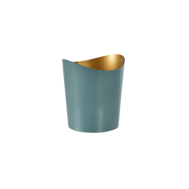 DUNI Kerzenhalter Ripple Teelichthalter Metall, Ø 70 x 80 mm 1 Karton = 6 Stück, Farbe: ocean teal - Bild-Darstellung des Produktes 1