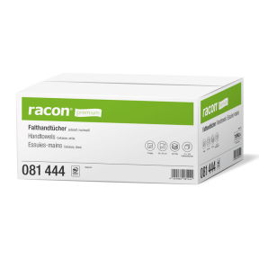 racon® premium Falthandtücher, 24 x 23 cm, 2-lagig, hochweiß