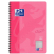 OXFORD Collegeblock TOUCH B5, 80 Blatt kariert mit Rand, pink