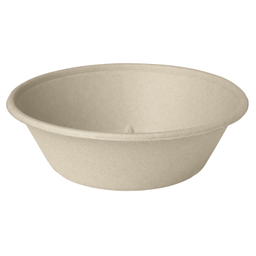 DUNI BioPak Bagasse Salatschale ungeteilt, rund 1 Karton = 8 x 40 Stück, 1000 ml - Bild-Darstellung des Produktes 1
