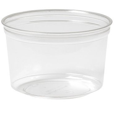 DUNI BioPak Crystal Deli Menübox ungeteilt, transparent 1 Karton = 10 x 35 Stück, 500 ml - Bild-Darstellung des Produktes 1