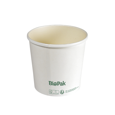 DUNI BioPak Ronda Bowl Slim ungeteilt, 750 ml 1 Karton = 15 x 35 Stück, weiß - Bild-Darstellung des Produktes 1
