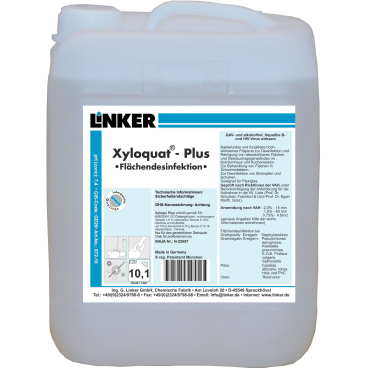 Linker Xyloquat®-Plus Flächendesinfektion 10,1 Liter - Kanister - Bild-Darstellung des Produktes 1