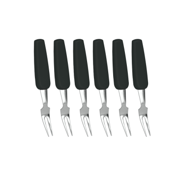 Metaltex Partygabeln Set, 6-teilig 1 Set - Bild-Darstellung des Produktes 1