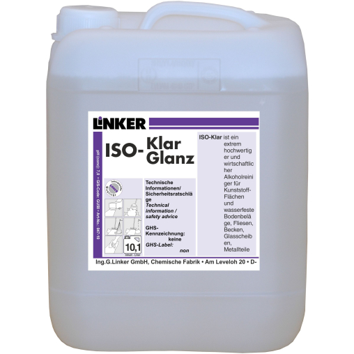Linker ISO-Klarglanz Alkoholreiniger