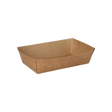 Papstar Pure Pappschalen, Bio-beschichtet 1 Packung = 50 Stück, 7 x 12 x 3,5 cm - Bild-Darstellung des Produktes 1