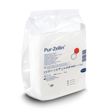 Pur-Zellin® Zelltupfer 4 x 5 cm, gebrauchsfertig, steril 1 Rolle = 500 Tupfer - Bild-Darstellung des Produktes 1