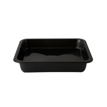 PAPSTAR Mikrowellenschalen Siegelschale, 1330 ml, ungeteilt 1 Karton = 10 Packungen à 50 Stück, schwarz - Bild-Darstellung des Produktes 1